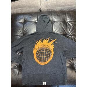 Foo Fighters Full Zip Hoodie Hooded Sweatshirt Small